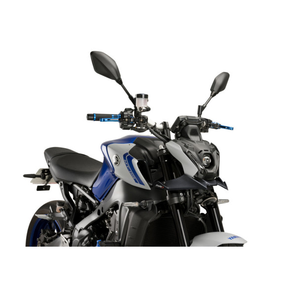 Puig Puig front downforce wings | carbon look | yamaha mt-09/mt-09 sp 2021>2023